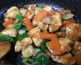 鶏むね肉と彩り野菜のオイスター炒め作り方7写真