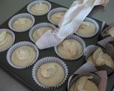 ココナッツとホワイトチョコのカップケーキ作り方6写真