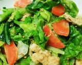 簡単&節約♪春キャベツのごま味噌サラダ作り方5写真