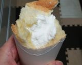卵白消費☆クリーム入り紙コップシフォン作り方12写真