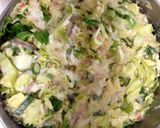 野菜たっぷりふわふわな関西のお好み焼き！作り方3写真