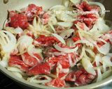 甘辛お肉がうまーーーい！うちの肉うどん作り方4写真