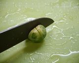 レンジで簡単!芽キャベツサンド(トマト)作り方1写真