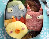 節分弁当☆子鬼トリオのキャラ弁作り方3写真