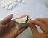 手作りもちもち皮・フェンネル豚餃子・茴香作り方15写真