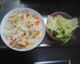 残った白菜の中華丼の具作り方2写真