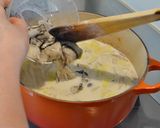 かきと白菜のチャウダー作り方8写真