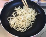 焼そばソースで焼うどん作り方2写真