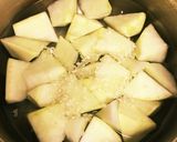 大根とネギと鶏もも肉の煮焼き作り方1写真