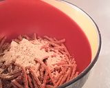 私の朝食♪オールブラン粥作り方1写真