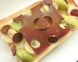 生チョコ×フルーツの塩ブラペトースト作り方5写真