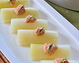 太ネギのスープ煮☆アンチョビクリーム添え作り方4写真
