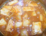 カレー味の厚揚げ大根作り方4写真