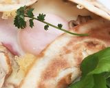 簡単朝食＊トルティーヤでハムチガレット風作り方5写真