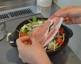 豚と野菜の土鍋蒸し作り方5写真