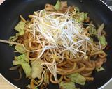 焼そばソースで焼うどん作り方8写真