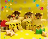 抱っこクマのクッキー型で節分の鬼クッキー作り方9写真