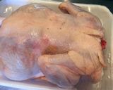 参鶏湯風丸鶏のスープ煮　〜圧力鍋使用作り方1写真