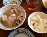 参鶏湯風丸鶏のスープ煮　〜圧力鍋使用作り方6写真