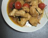 鶏肉と、ルッコラのミニトマトてりやき風作り方7写真
