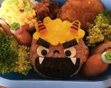 節分！鬼ちゃん弁当♪簡単キャラ弁当！作り方9写真
