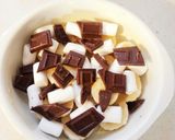 とろ〜りマシュマロ☆チョコ☆バナナ作り方3写真