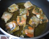 クックドゥ干焼蝦仁でエビチリ春巻き作り方8写真