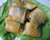 クックドゥ干焼蝦仁でエビチリ春巻き作り方9写真