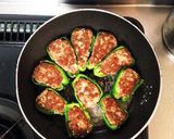 簡単！キャベツ入りピーマンの肉詰め☆作り方6写真