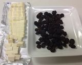 クリームチーズ レーズン 入り生チョコ作り方3写真