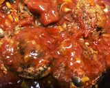 簡単 煮込みハンバーグ トマト缶作り方5写真
