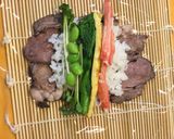 ローストビーフで恵方巻き作り方6写真