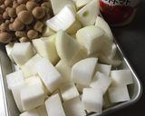 生姜でホットな海老と大根のトマト煮作り方3写真