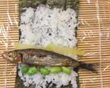 メザシまるごと恵方巻き作り方3写真