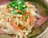 クセになる！大根とにんじんのたぬきんぴら作り方5写真