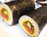 簡単★具がくずれず中央に!【海鮮恵方巻】作り方9写真