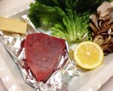 メカジキのさいころステーキ♪サラダ仕立て作り方1写真