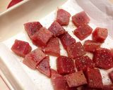 メカジキのさいころステーキ♪サラダ仕立て作り方2写真