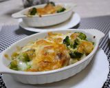 鶏肉と舞茸とブロッコリーのグラタン作り方8写真