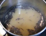 痛風対策！乾燥ひじきと卵の味噌汁作り方1写真
