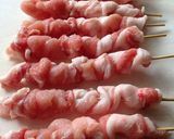 ♡特製ネギだれdeねじれ豚串♡作り方5写真