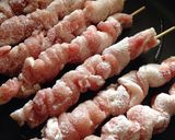 ♡特製ネギだれdeねじれ豚串♡作り方6写真