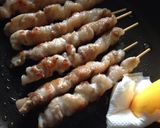 ♡特製ネギだれdeねじれ豚串♡作り方7写真