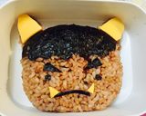 簡単！キャラ弁！鬼ちゃん。節分お弁当！作り方4写真