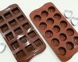 シリコン型❤ピーナッツ生チョコ♪作り方1写真