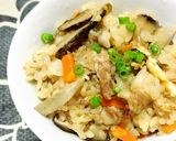 簡単！豚肉の味わい炊き込みご飯作り方10写真