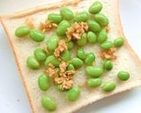 枝豆×酢生姜×塩昆布の和トースト作り方5写真