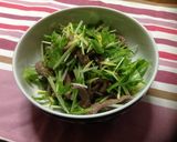 牛タンと水菜の超カンタンあっさり和え作り方6写真