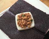 激ウマ！！超簡単肉味噌おにぎらず⁂作り方7写真