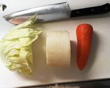 簡単常備菜！コールスロー！作り方1写真